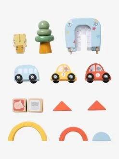 Table D'activités Circuit De Voitures En Bois FSC® Beige - Vertbaudet -Magasin De Jouets table dactivites circuit de voitures en bois fsc 5