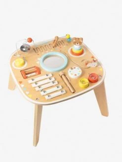 Table D'activités Et D'éveil Musical Bois FSC® Rose - Vertbaudet -Magasin De Jouets table dactivites et deveil musical bois fsc 3