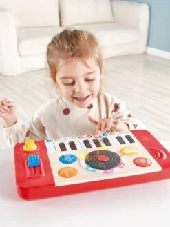 Table De Mixage DJ Mix - HAPE Blanc - Hape -Magasin De Jouets table de mixage dj mix hape 2