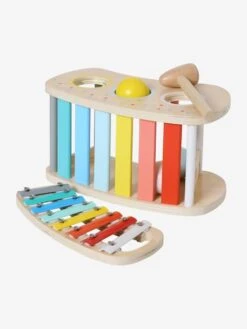 Tap Tap Xylophone 2 En 1 En Bois FSC® Multicolore - Vertbaudet -Magasin De Jouets tap tap xylophone 2 en 1 en bois fsc 2