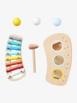 Tap Tap Xylophone 2 En 1 En Bois FSC® Multicolore - Vertbaudet -Magasin De Jouets tap tap xylophone 2 en 1 en bois fsc 3