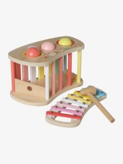Tap Tap Xylophone 2 En 1 En Bois FSC® Multicolore - Vertbaudet -Magasin De Jouets tap tap xylophone 2 en 1 en bois fsc 4