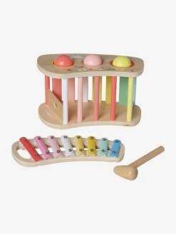 Tap Tap Xylophone 2 En 1 En Bois FSC® Multicolore - Vertbaudet -Magasin De Jouets tap tap xylophone 2 en 1 en bois fsc 5