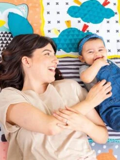 Tapis De Jeu Multi Activités Sensoriel Géant Infantino Vert - Infantino -Magasin De Jouets tapis de jeu multi activites sensoriel geant infantino 3