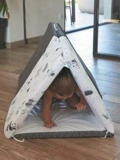 Tapis De Motricité XL Black And White Experience - CANDIDE Blanc - Candide -Magasin De Jouets tapis de motricite xl black and white experience candide 5