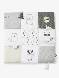 Tapis D'éveil BLACK&PLAY Blanc - Vertbaudet -Magasin De Jouets tapis deveil blackplay 2