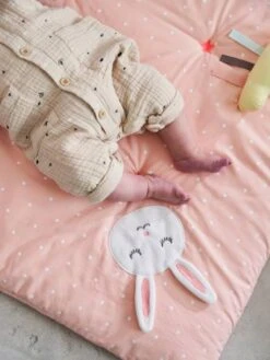 Tapis D'éveil Souple Sans Arche Sweet Fun Rose Imprimé - Vertbaudet -Magasin De Jouets tapis deveil souple sans arche sweet fun 1