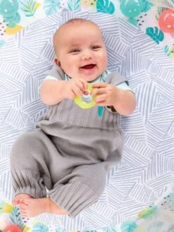 Tapis D'éveil Transformable En Aire à Balles Infantino Vert - Infantino -Magasin De Jouets tapis deveil transformable en aire a balles infantino 4