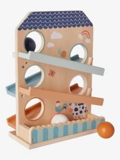Toboggan à Balles En Bois FSC® Multicolore - Vertbaudet -Magasin De Jouets toboggan a balles en bois fsc 2