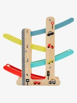 Toboggan à Voitures En Bois FSC® Multicolore - Vertbaudet -Magasin De Jouets toboggan a voitures en bois fsc 2