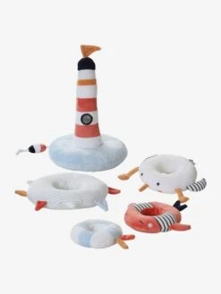 Tour à Empiler En Tissu LEON SUR LE PONTON Multicolore - Vertbaudet 11 Tour à Empiler En Tissu LEON SUR LE PONTON Multicolore - Vertbaudet -Magasin De Jouets tour a empiler en tissu leon sur le ponton 3