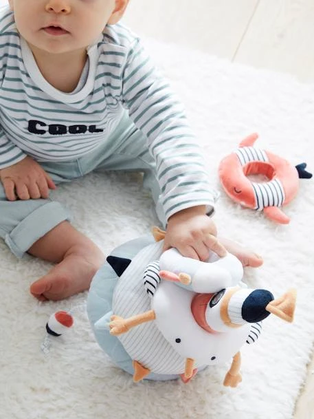 Tour à Empiler En Tissu LEON SUR LE PONTON Multicolore - Vertbaudet 7 Tour à Empiler En Tissu LEON SUR LE PONTON Multicolore - Vertbaudet – Image 5