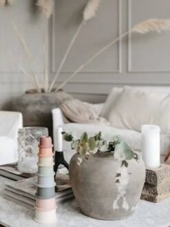 Tour à Empiler - MUSHIE Rose - Mushie -Magasin De Jouets tour a empiler mushie 3