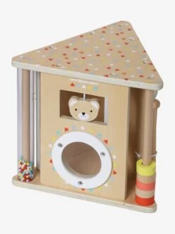 Triangle D'activités Musicales En Bois FSC® Beige - Vertbaudet -Magasin De Jouets triangle dactivites musicales en bois fsc 2