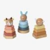 Trio De Tours à Empiler En Bois FSC® Bois - Vertbaudet 1 Trio De Tours à Empiler En Bois FSC® Bois - Vertbaudet -Magasin De Jouets trio de tours a empiler en bois fsc