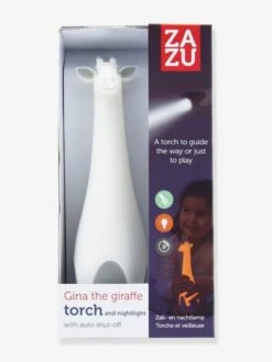 Veilleuse Torche Gina La Girafe - ZAZU Gris - Toutes Les Marques -Magasin De Jouets veilleuse torche gina la girafe zazu 2